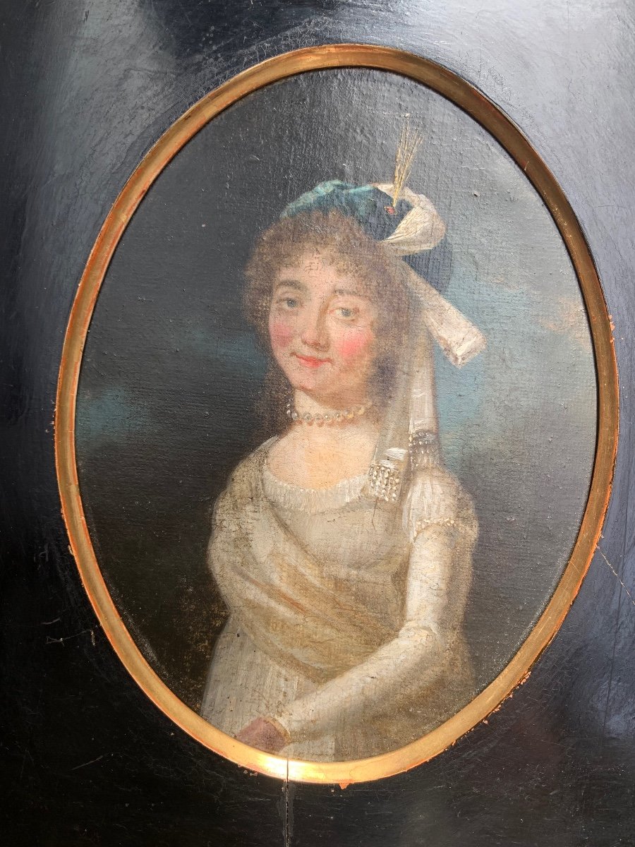 Ritratto di donna con copricapo orientalizzante, circa 1790-1805  -photo-5