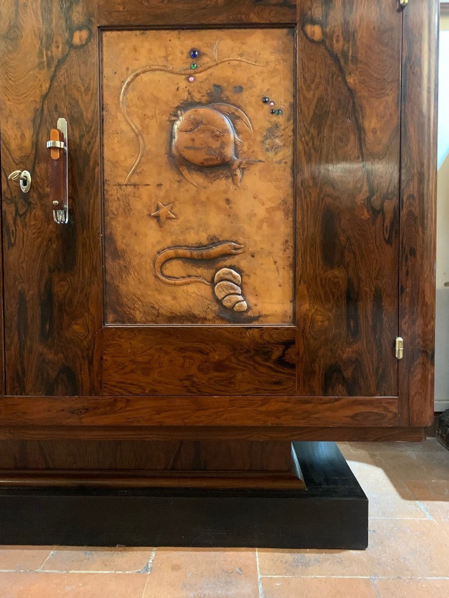 Grande credenza Art Deco. Circa 1930-photo-2