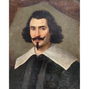 Il ritratto di un uomo con barba alla spagnola e baffi. Scuola nord italiana. XVII sec