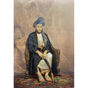 Ritratto di Sua Altezza Sayyid Majid, primo Sultano di Zanzibar, 1864  