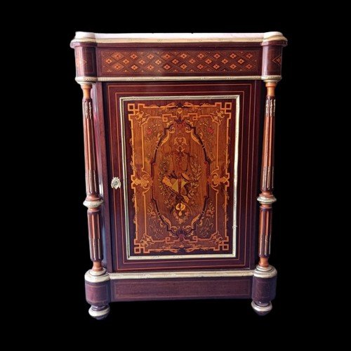 CREDENZA INTARSIATA NAPOLEONE III-photo-7