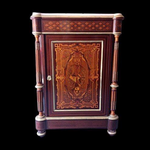 CREDENZA INTARSIATA NAPOLEONE III