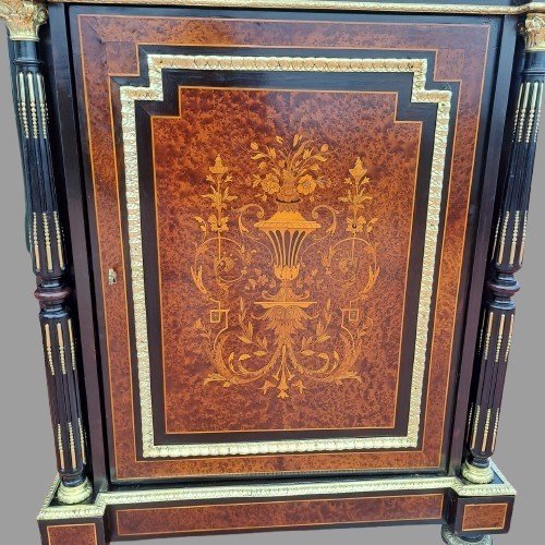 CREDENZA INTARSIATA NAPOLEONE III-photo-3