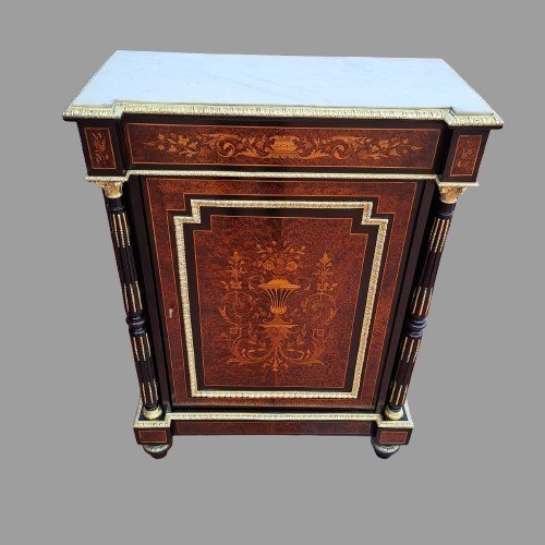 CREDENZA INTARSIATA NAPOLEONE III-photo-2