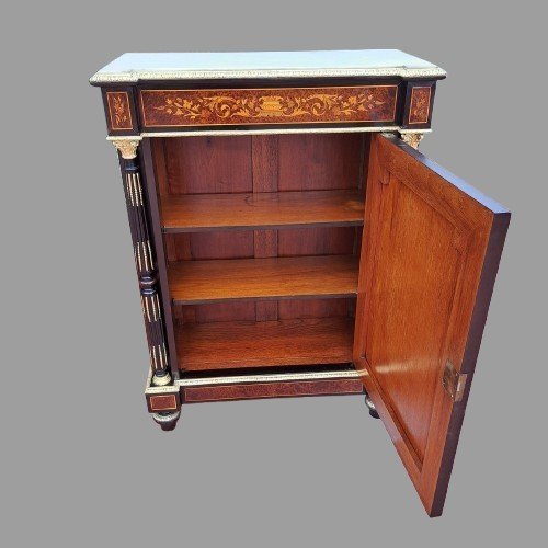 CREDENZA INTARSIATA NAPOLEONE III-photo-3