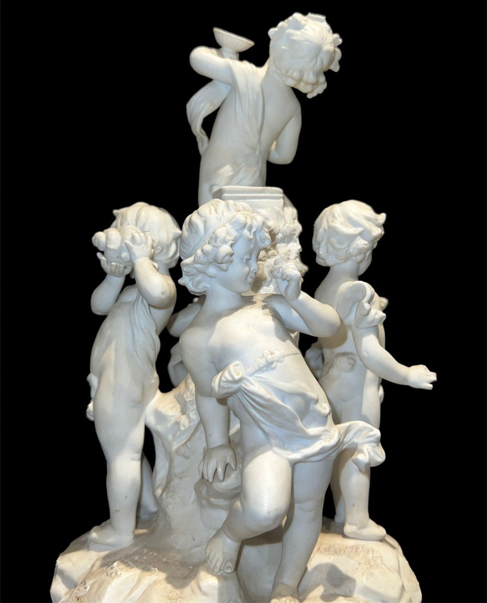 Bella statua raffigurante "Putti"-photo-2