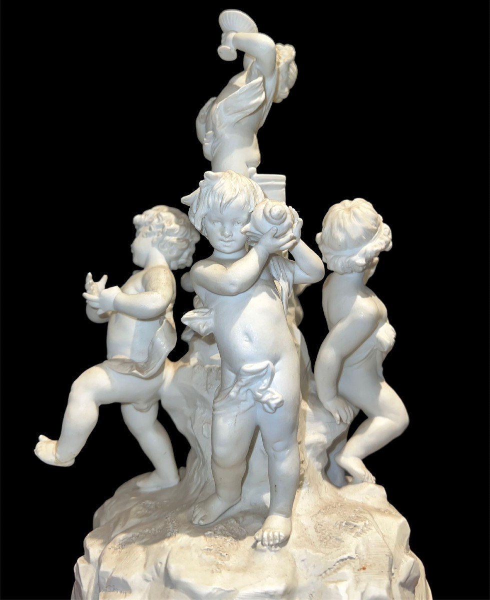 Bella statua raffigurante "Putti"-photo-3