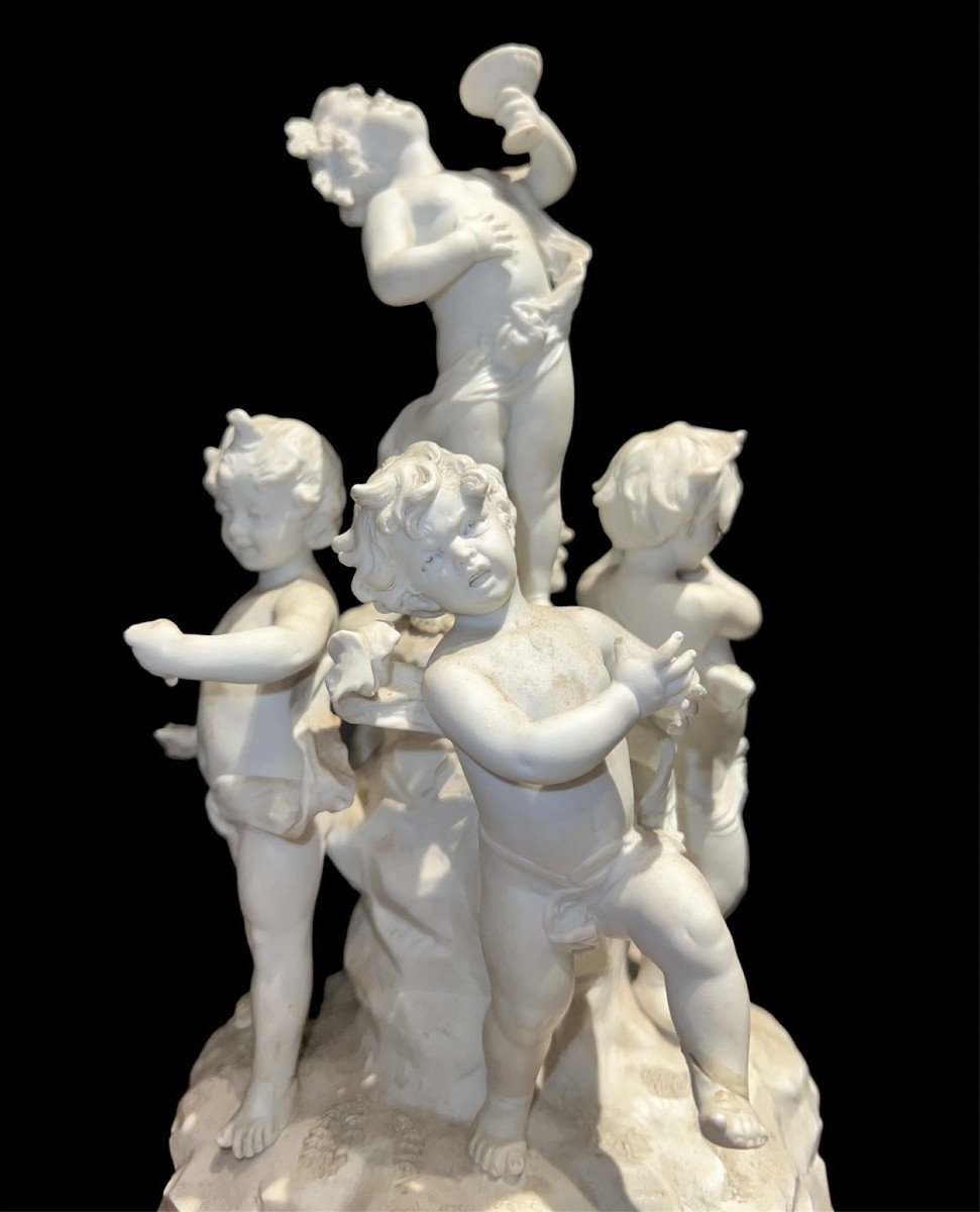 Bella statua raffigurante "Putti"-photo-4