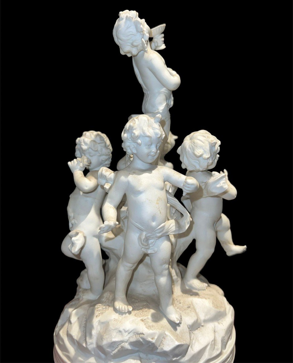 Bella statua raffigurante "Putti"-photo-8