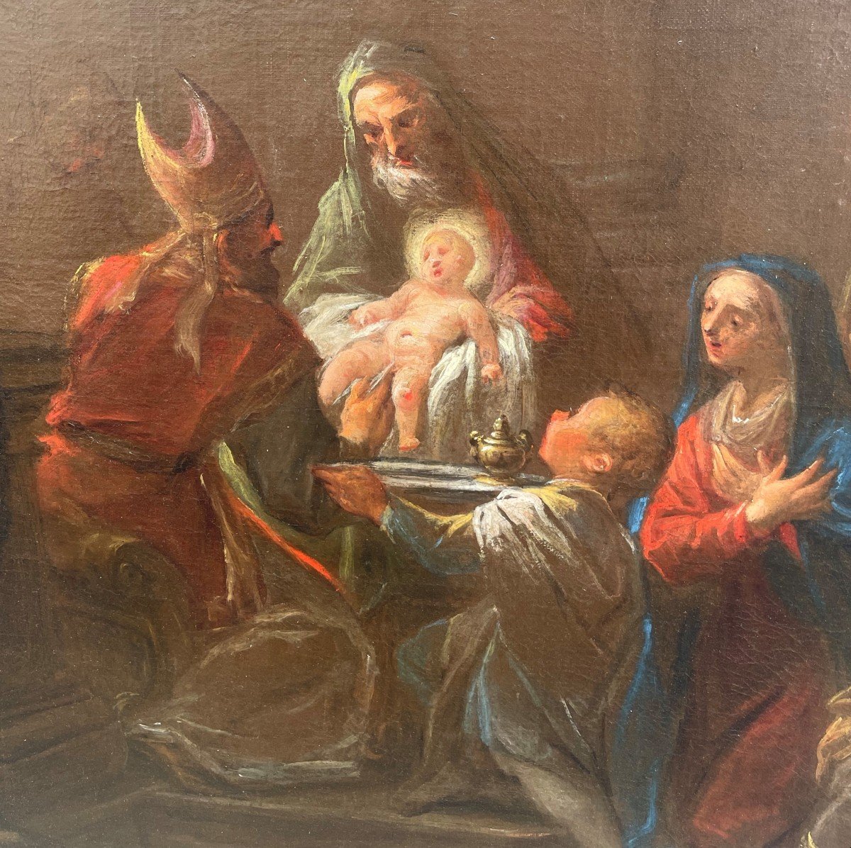Pittore veneto della seconda metà del XVII secolo Circoncisione di Gesù-photo-4