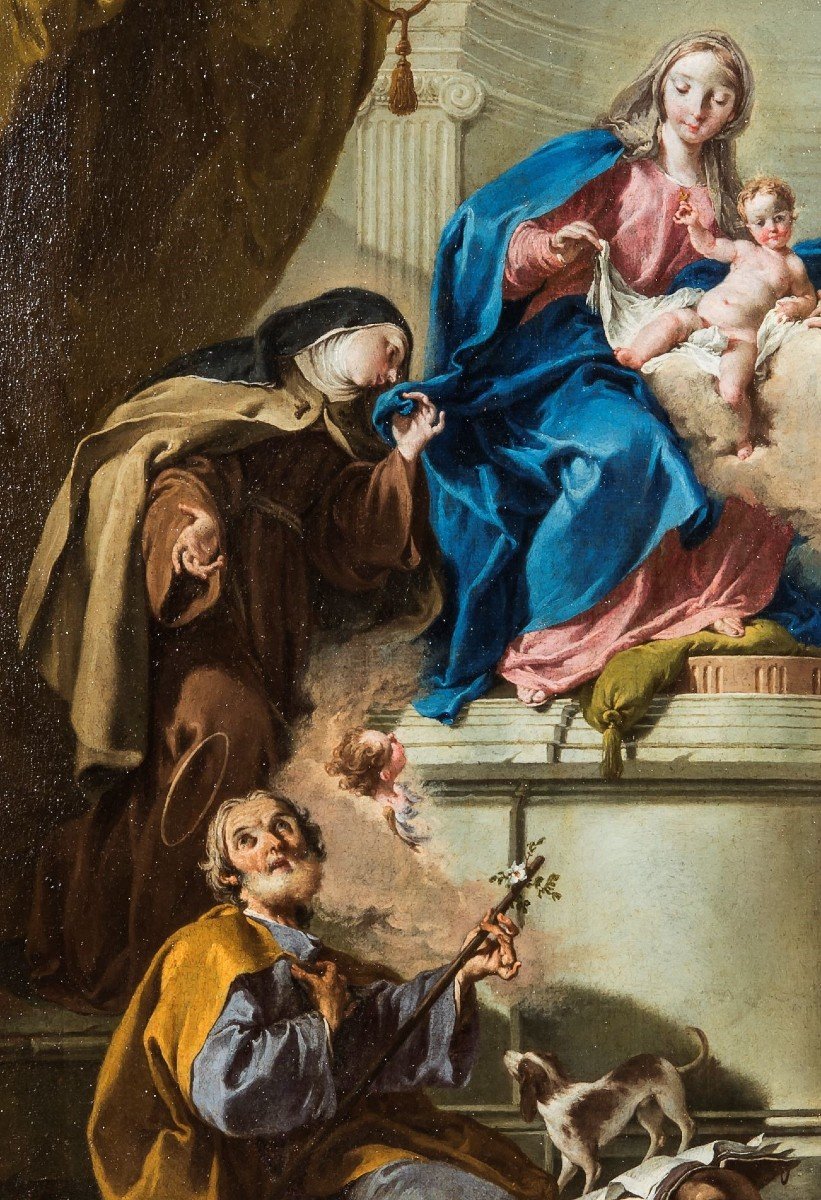 Pittoni  Madonna con il Bambino, San Giuseppe, Sant'Antonio e Santa Margherita da Cortona-photo-2