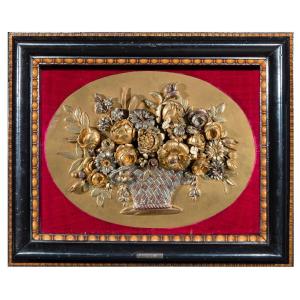 Quattro pannelli in legno scolpito intagliato e dorato Piemonte  inizi del XIX secolo