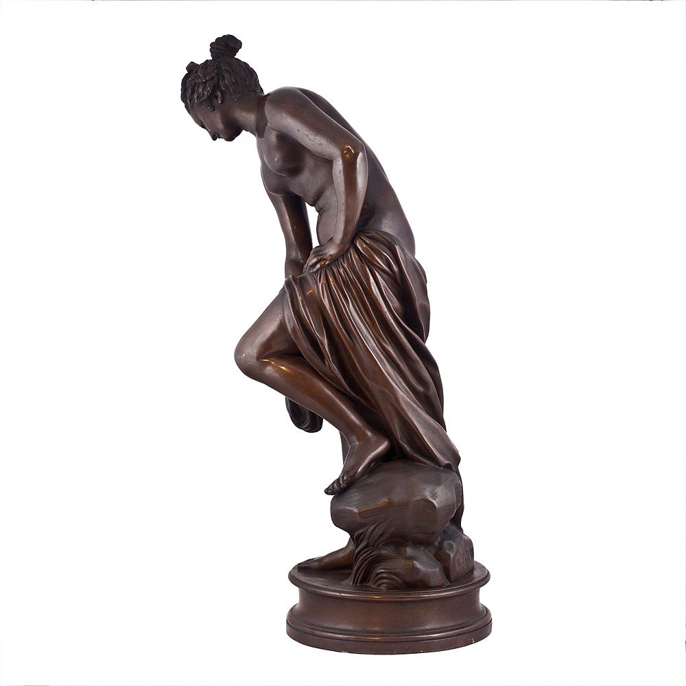 Scultura Venere al bagno firmata “Allegrain”-photo-3