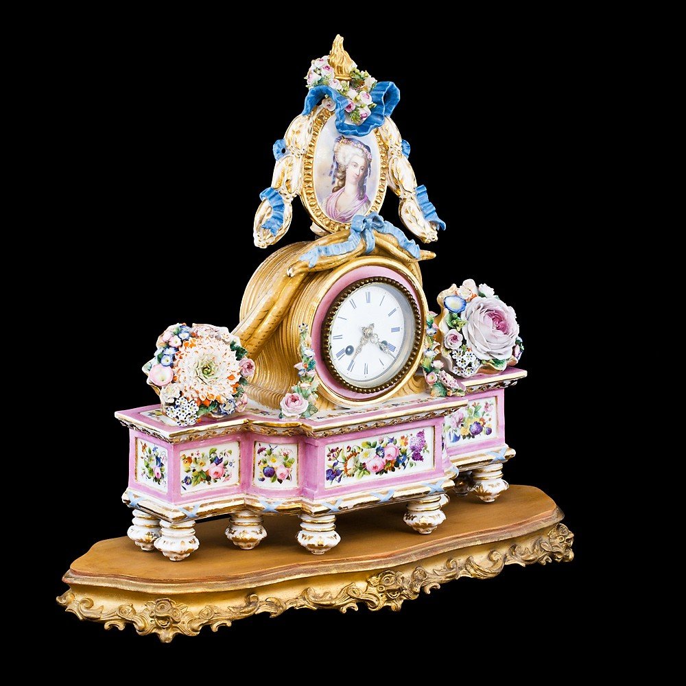 Orologio in porcellana di Sevres-photo-2