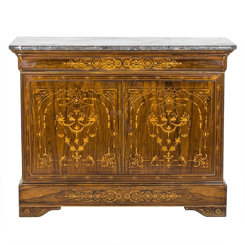 Credenza a doppia anta francese-photo-4