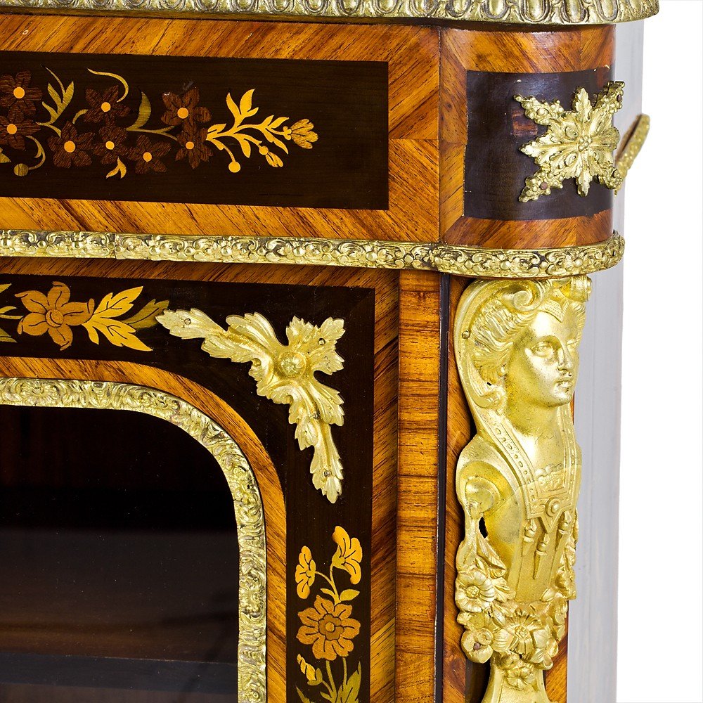 Credenza intarsiata francese-photo-4