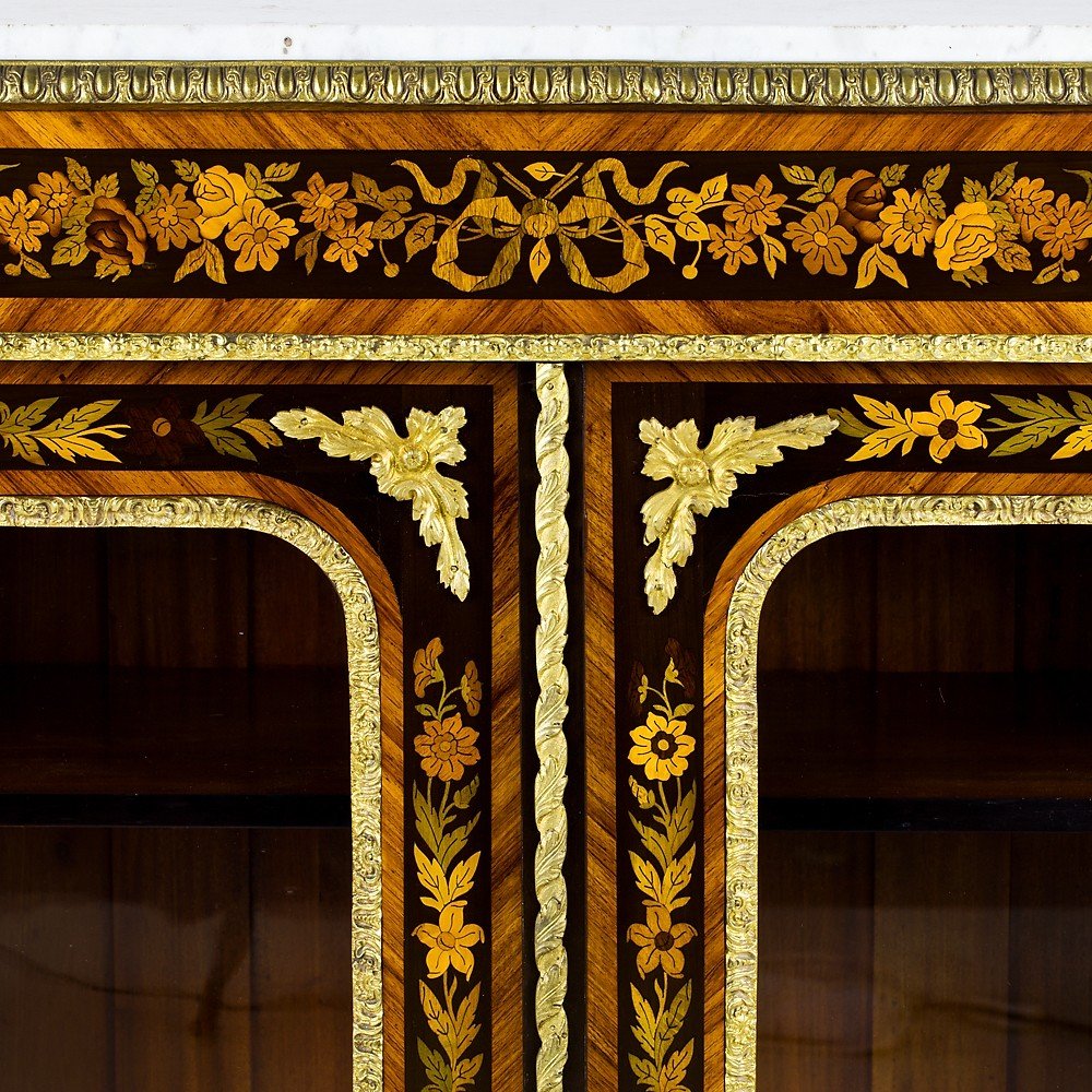 Credenza intarsiata francese-photo-1