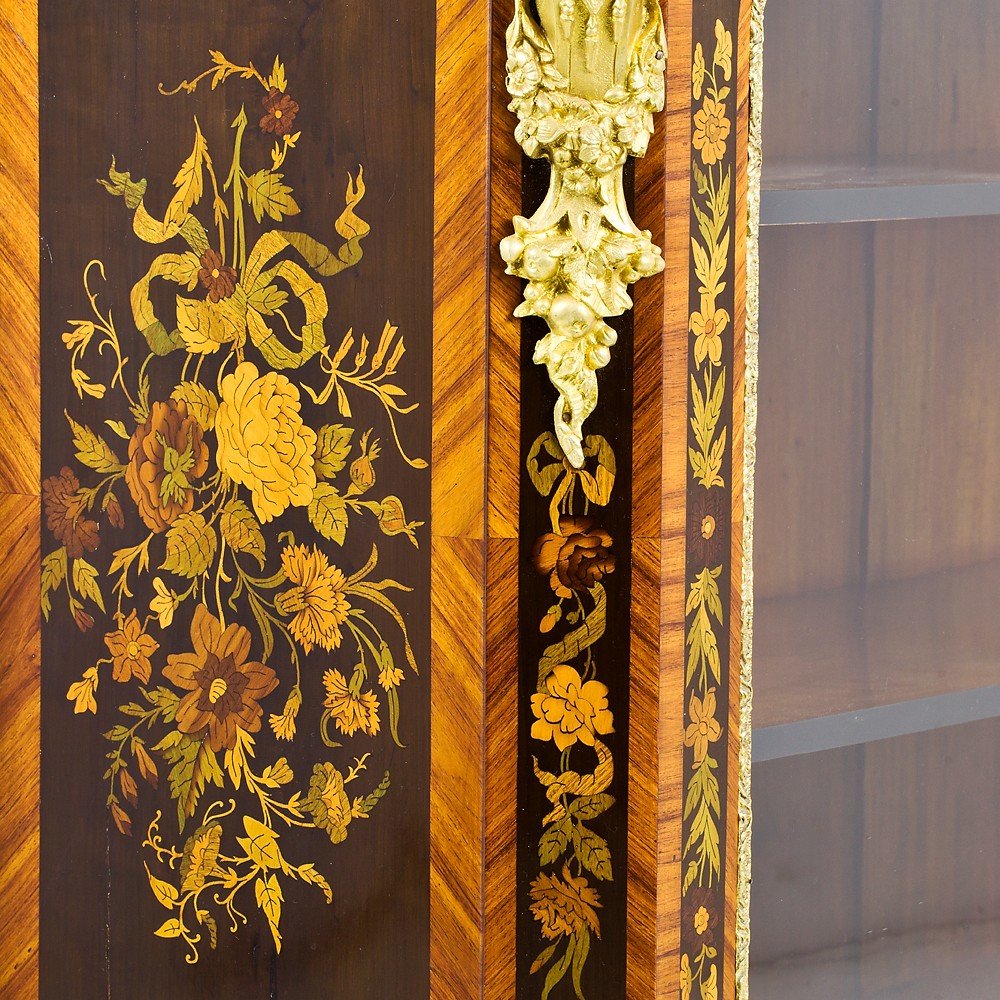 Credenza intarsiata francese-photo-4