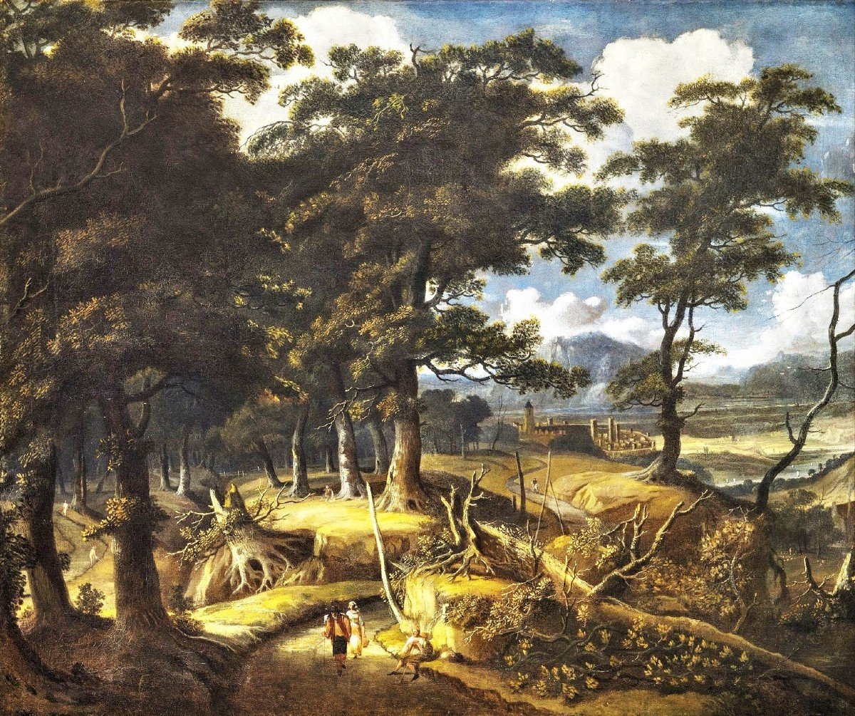 Paesaggio boschivo - Jan Looten (Amsterdam, 1618 - Inghilterra 1681)-photo-2