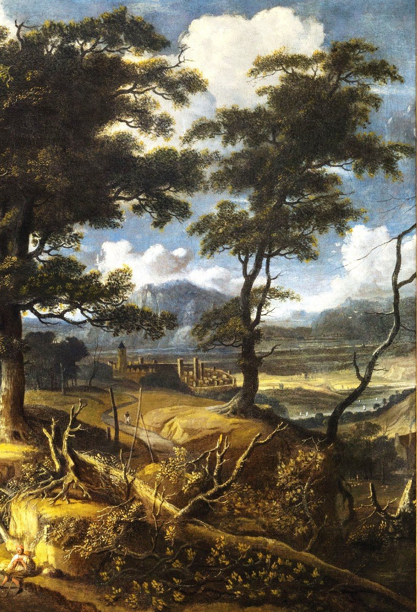 Paesaggio boschivo - Jan Looten (Amsterdam, 1618 - Inghilterra 1681)-photo-3