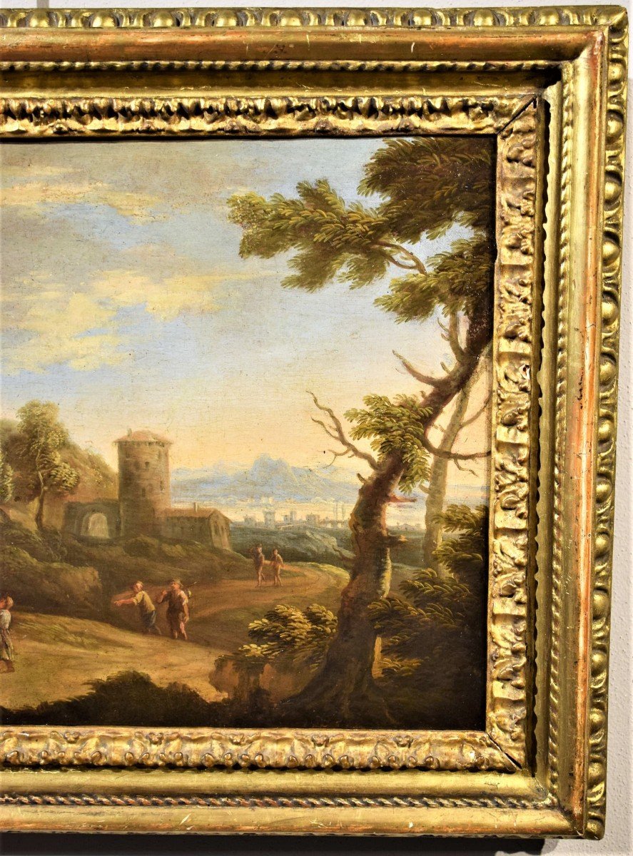 Paesaggio arcadico con la Natività - Andrea Locatelli (Roma 1695-1741) -photo-1