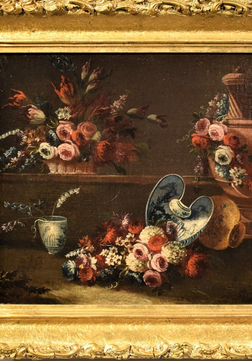 Natura morta con vasi di fiori - Gaspare Lopez (Napoli 1677-Firenze 1732)-photo-3