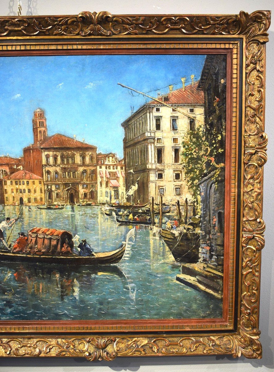 Lucia Ponga degli Ancillo (1887-1966)  Venezia, il Canal Grande-photo-3