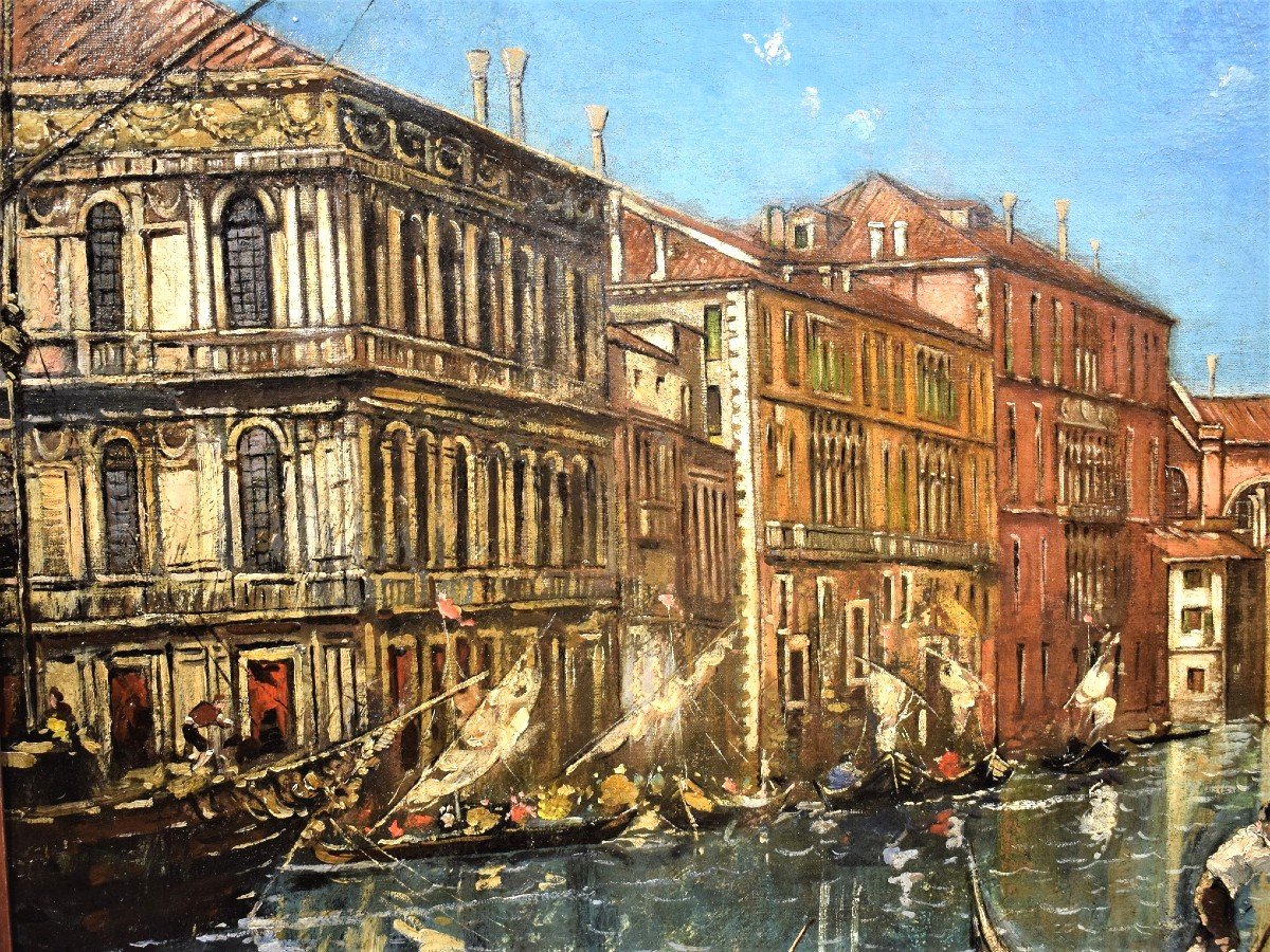 Lucia Ponga degli Ancillo (1887-1966)  Venezia, il Canal Grande-photo-4