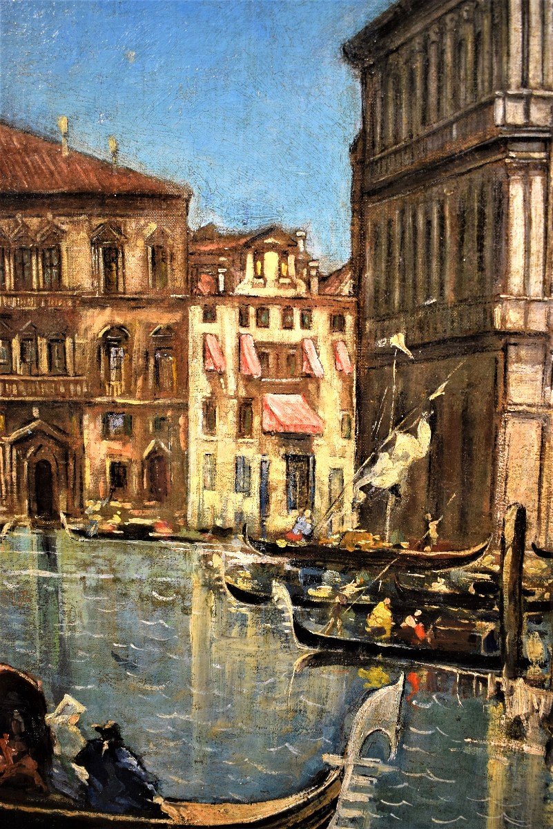 Lucia Ponga degli Ancillo (1887-1966)  Venezia, il Canal Grande-photo-1