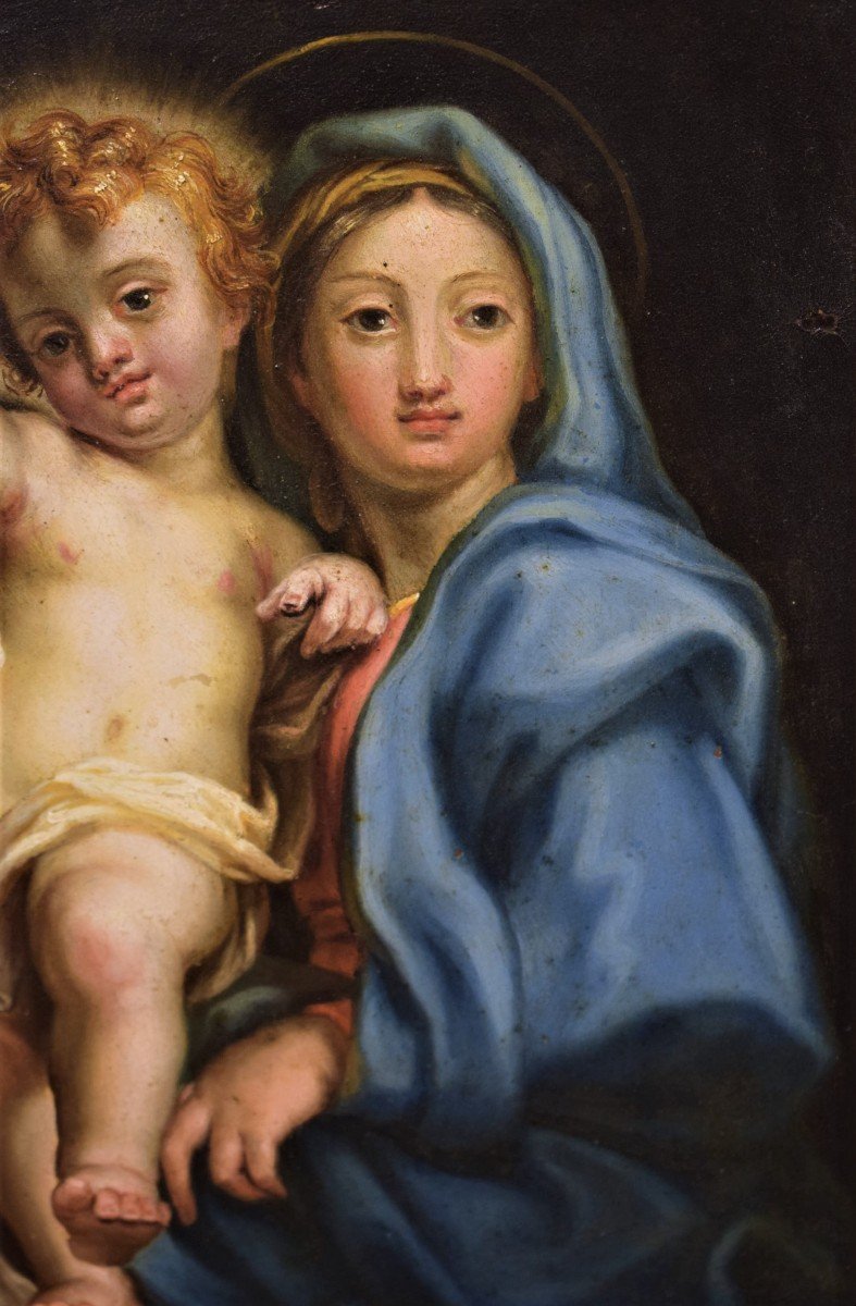 Madonna col Bambino - Carlo Maratta   (Camerano1625 - Roma1713)-photo-3