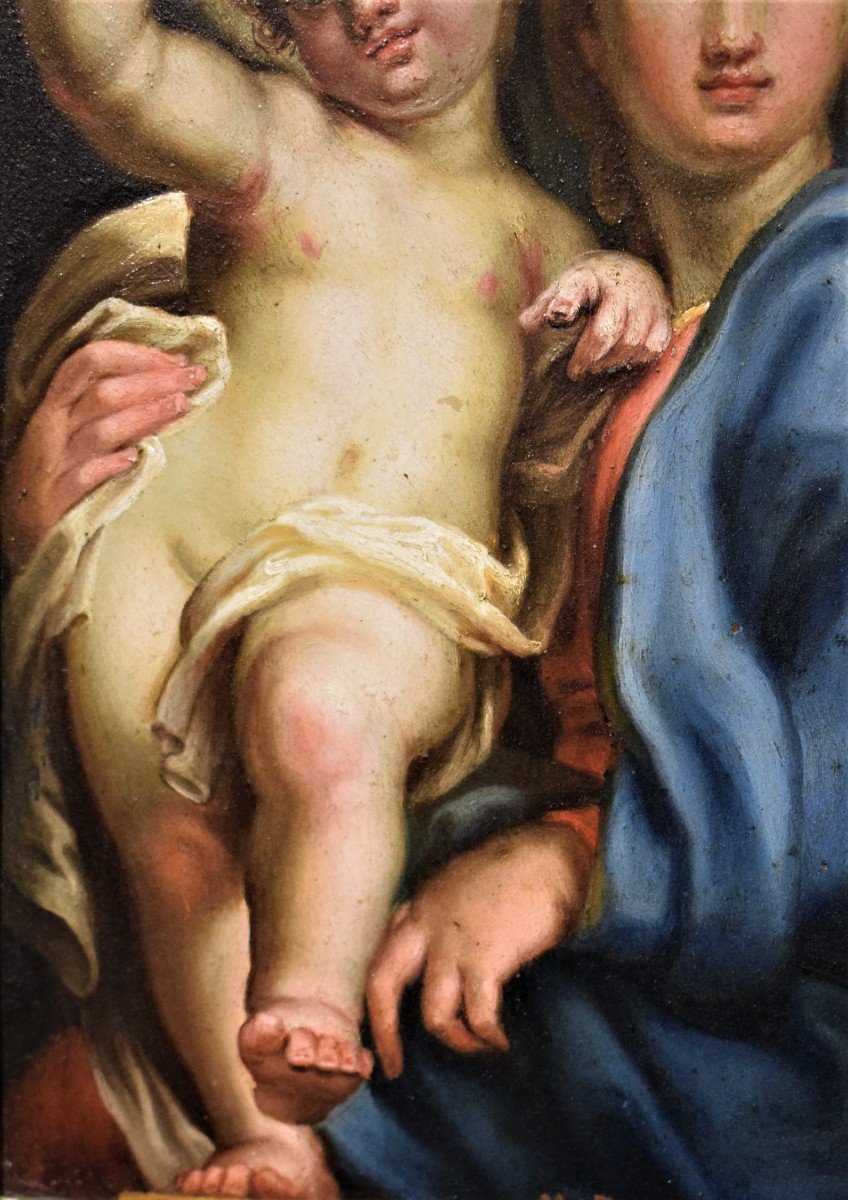 Madonna col Bambino - Carlo Maratta   (Camerano1625 - Roma1713)-photo-4