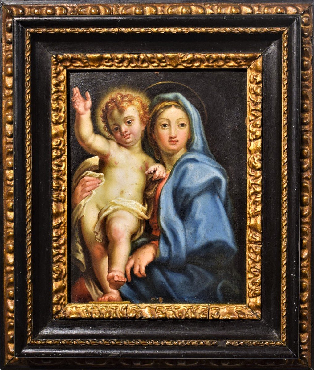 Madonna col Bambino - Carlo Maratta   (Camerano1625 - Roma1713)