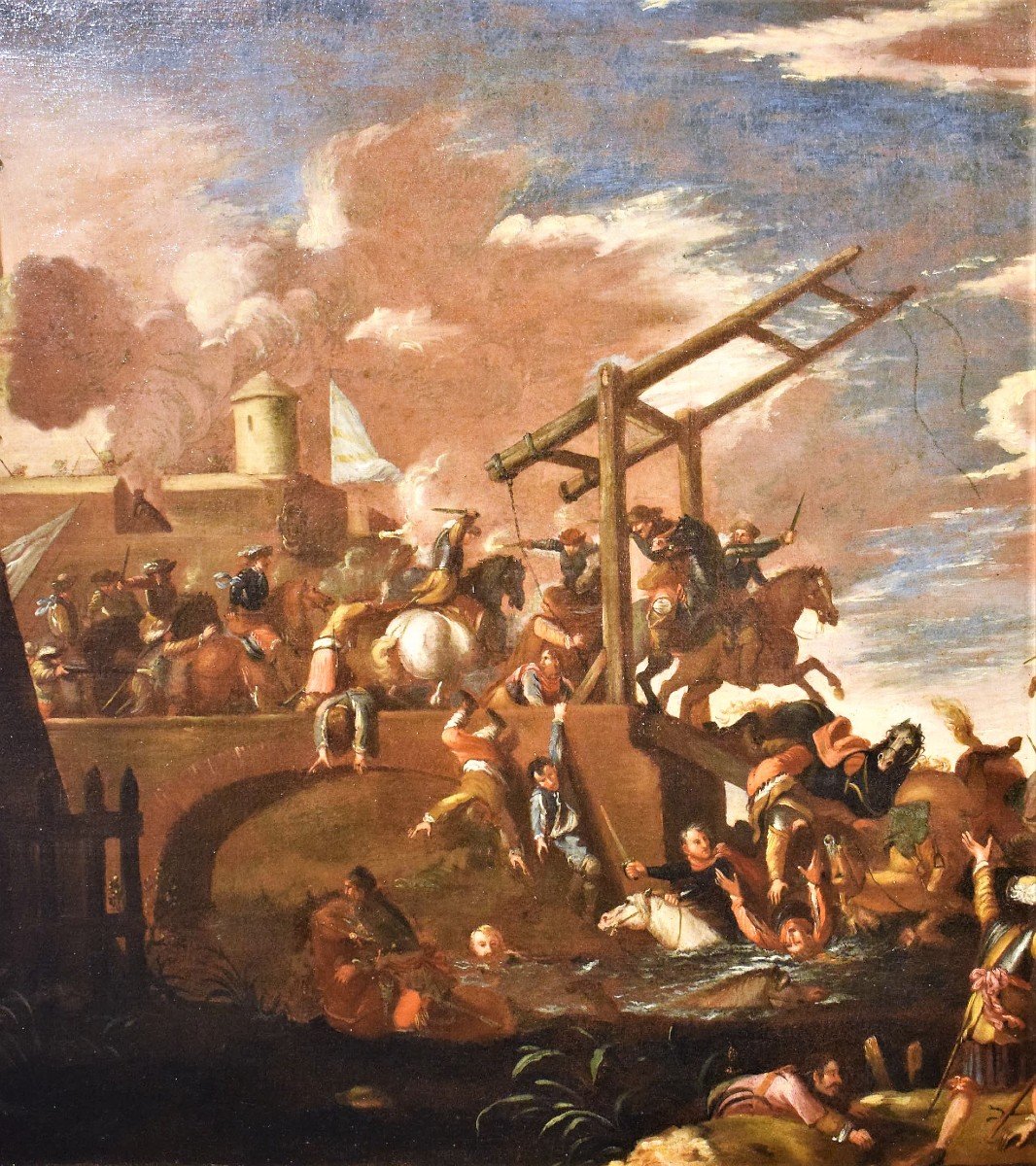 Battaglia sotto la Fortezza - Jacques Courtois il Borgognone (1621-1676)-photo-3