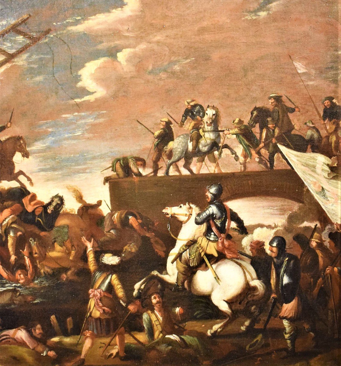 Battaglia sotto la Fortezza - Jacques Courtois il Borgognone (1621-1676)-photo-4