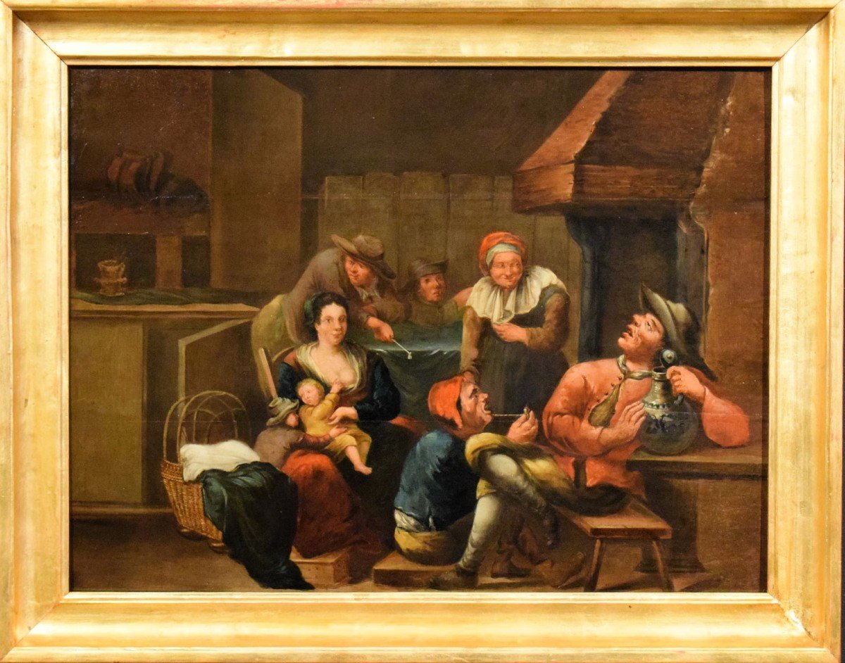 Interno di taverna - Egbert van Heemskerck (Haarlem 1634 - Londra 1704)