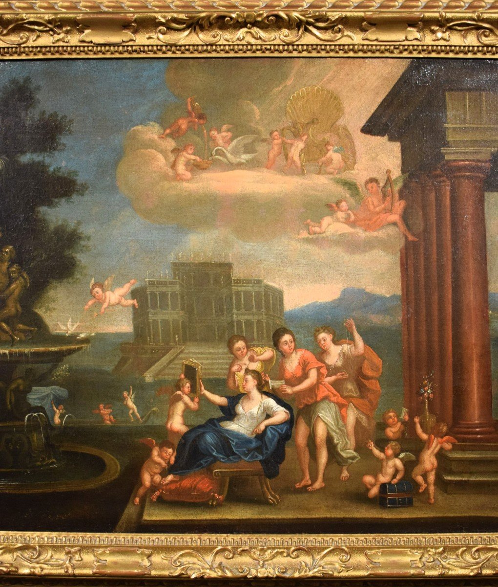 La toilette di Venere - cerchia di Francesco Albani (Bologna 1578-1660)-photo-3