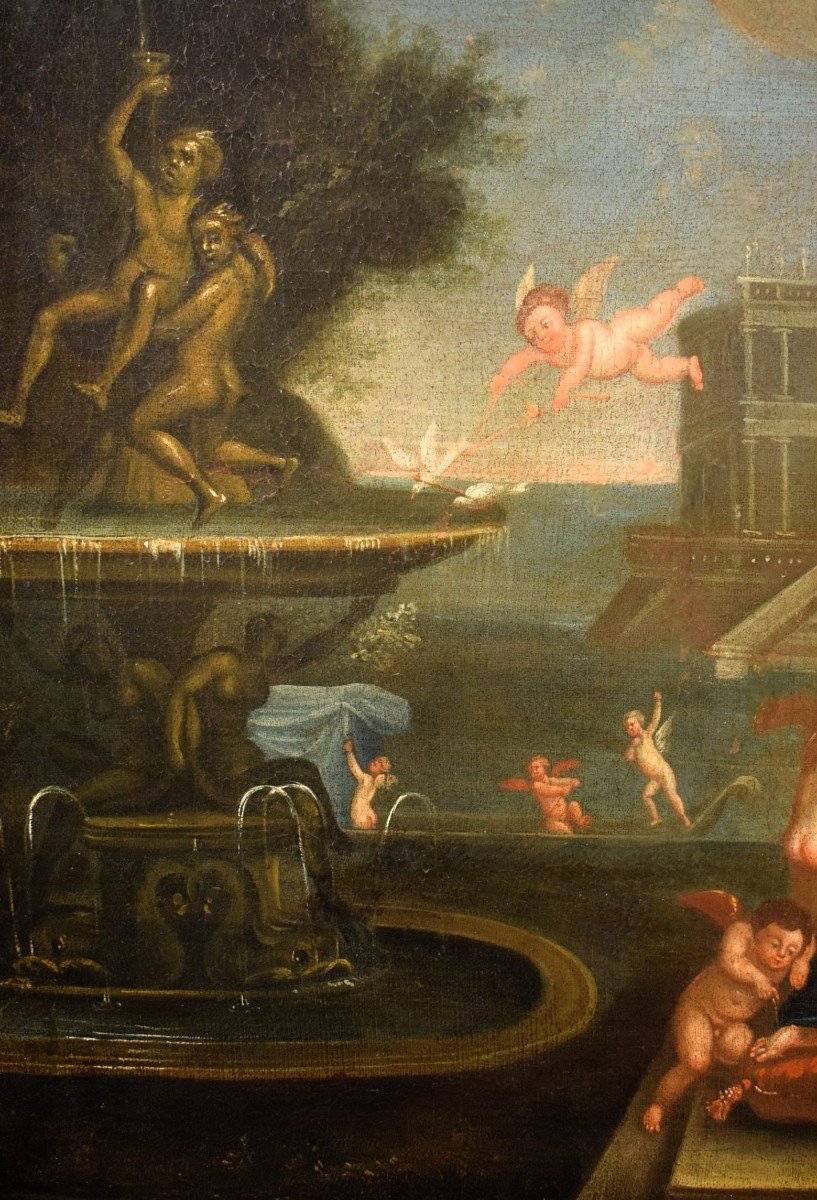 La toilette di Venere - cerchia di Francesco Albani (Bologna 1578-1660)-photo-2