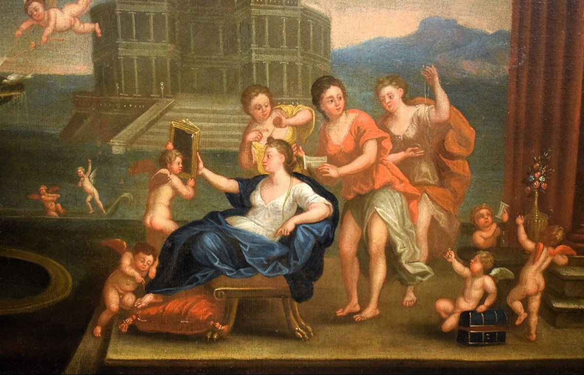 La toilette di Venere - cerchia di Francesco Albani (Bologna 1578-1660)-photo-3