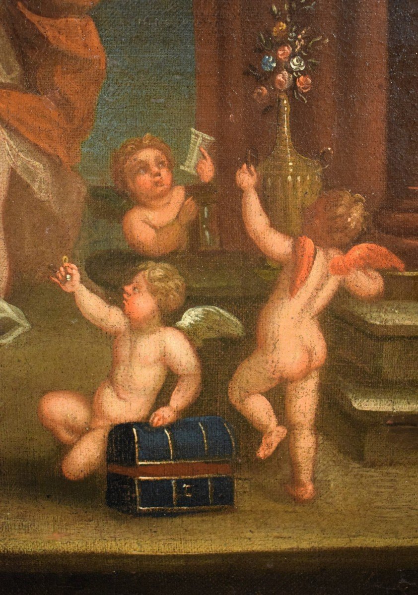 La toilette di Venere - cerchia di Francesco Albani (Bologna 1578-1660)-photo-6