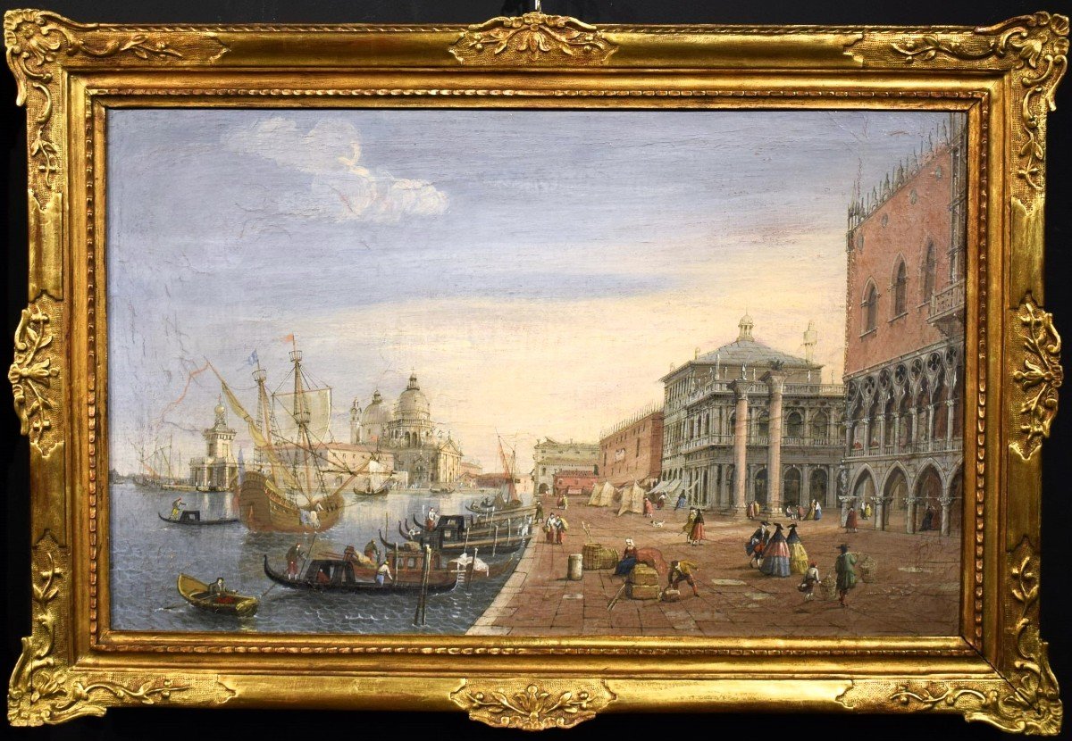 Venezia, due vedute della Città - Entourage di Giacomo Guardi - fine '700-photo-4