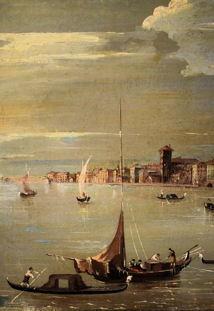 Venezia, il Canale della Giudecca - bottega di Francesco Guardi (Venezia 1712-1793)-photo-2