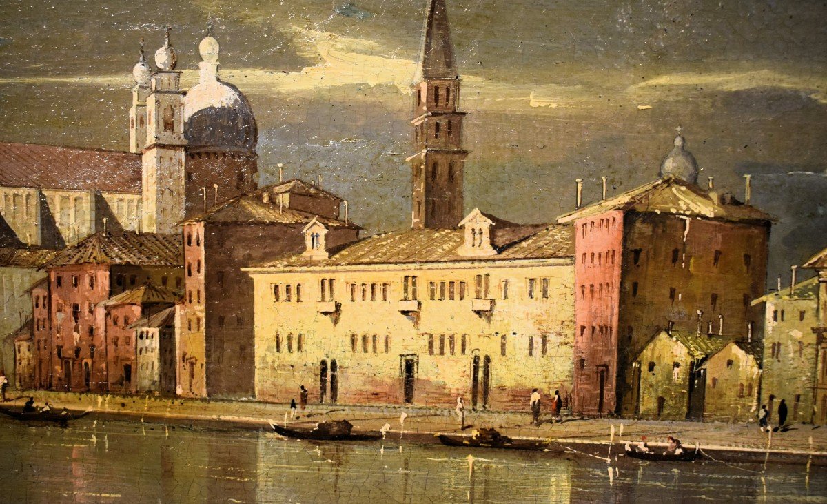 Venezia, il Canale della Giudecca - bottega di Francesco Guardi (Venezia 1712-1793)-photo-4