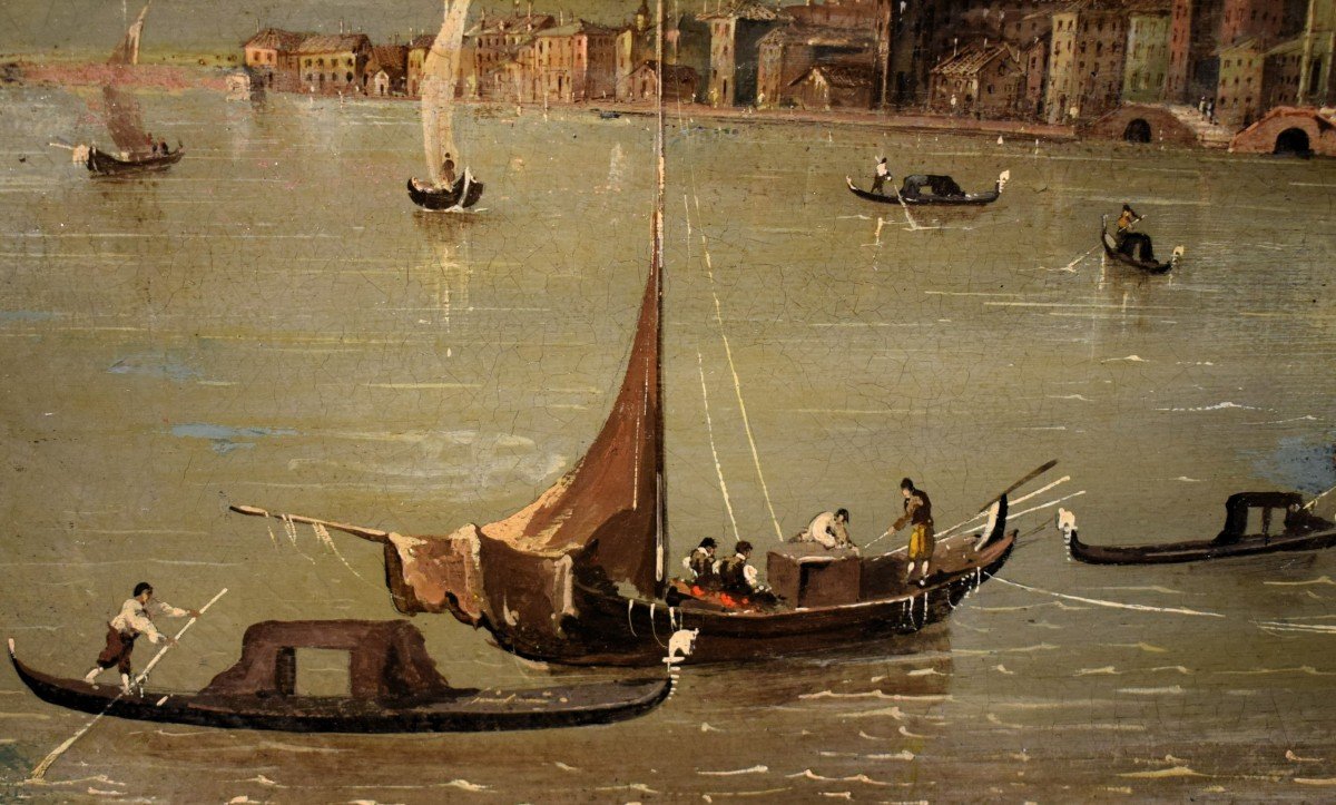 Venezia, il Canale della Giudecca - bottega di Francesco Guardi (Venezia 1712-1793)-photo-5