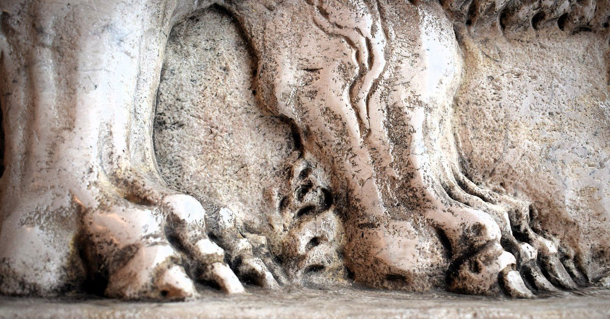 Il Leone di San Marco - Sculpture en marmo bianco d'Istria -photo-5