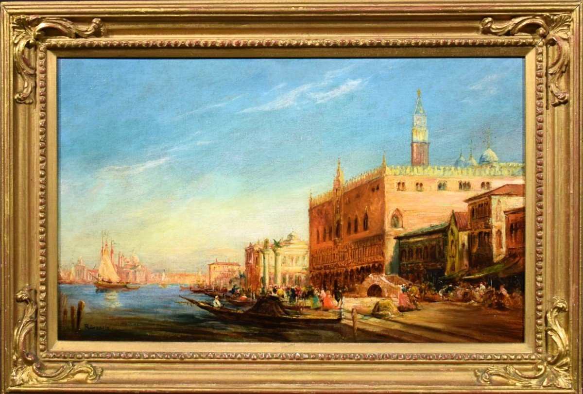 Venezia, Il Bacino di San Marco - Entourage di Félix Ziem (1821-1911)