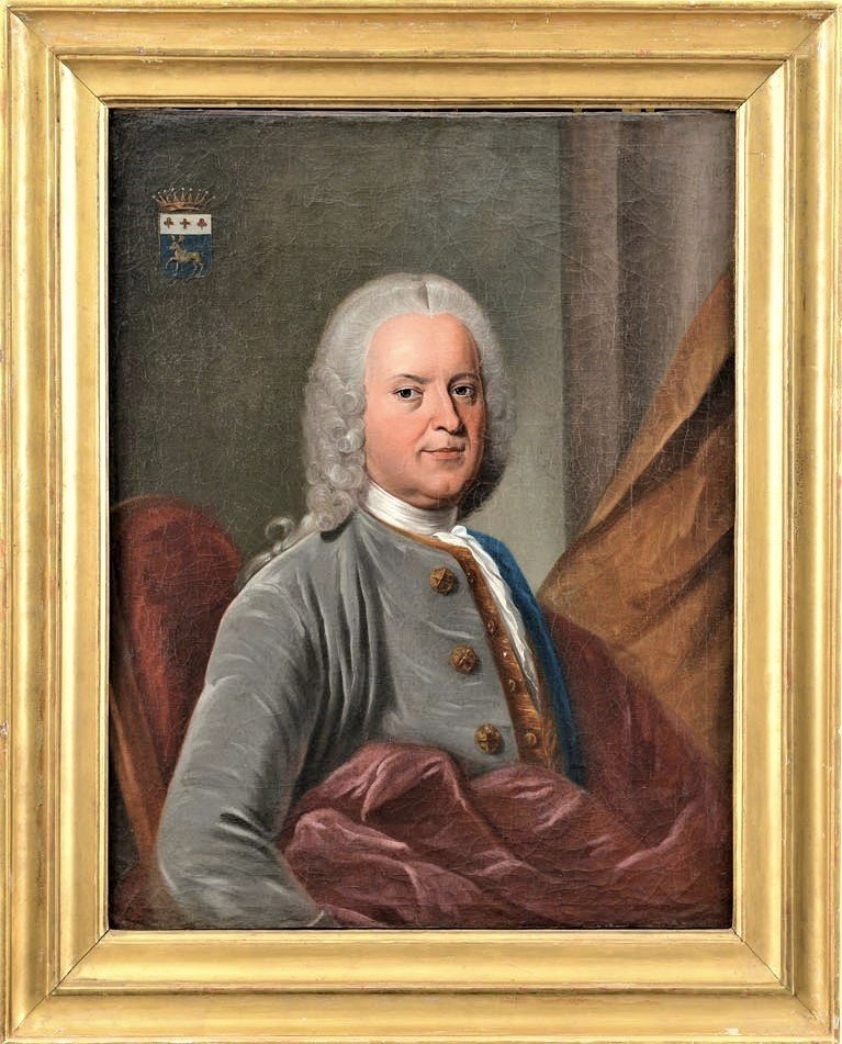 Paire De Portraits Atelier Nicolas De Largillière Vers 1730