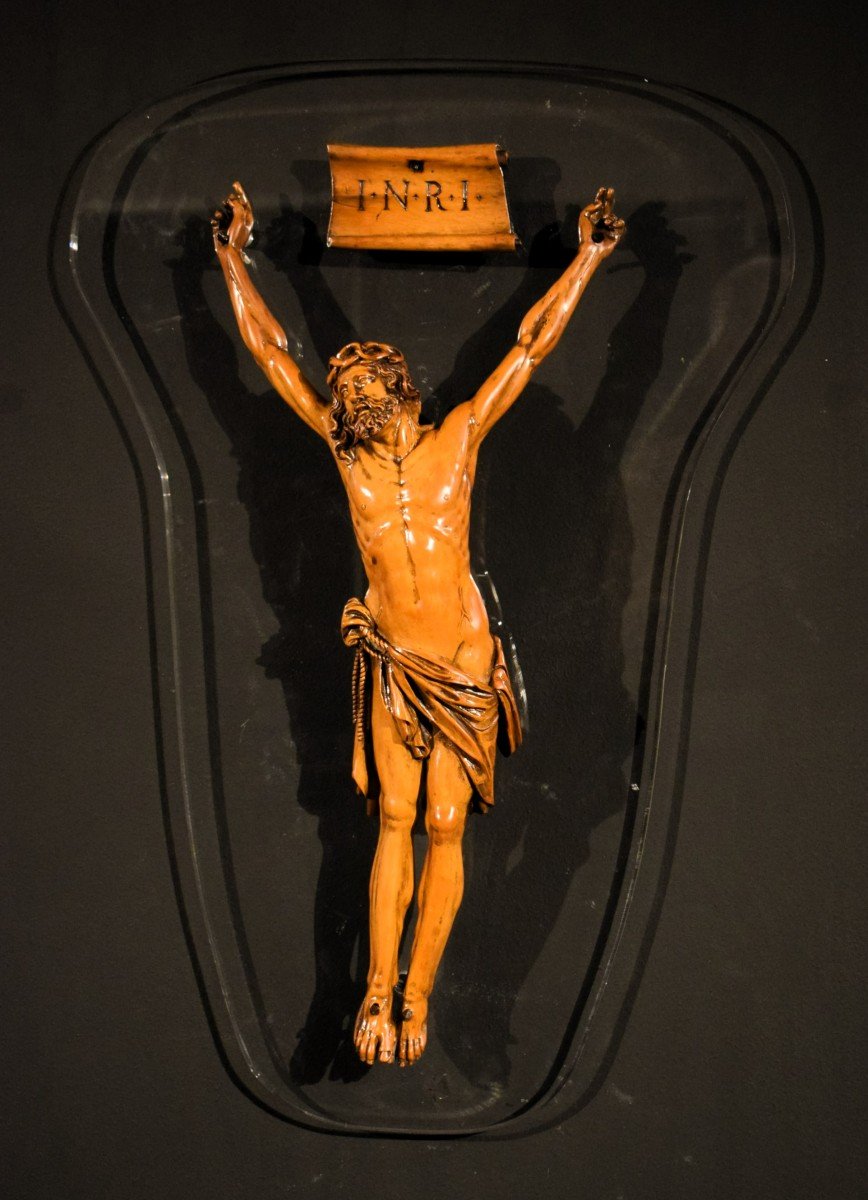 Cristo crocifisso in bosso - Veneto, fine '700-photo-2