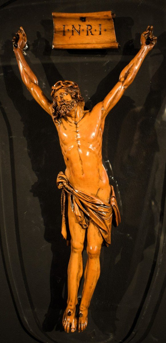 Cristo crocifisso in bosso - Veneto, fine '700-photo-3