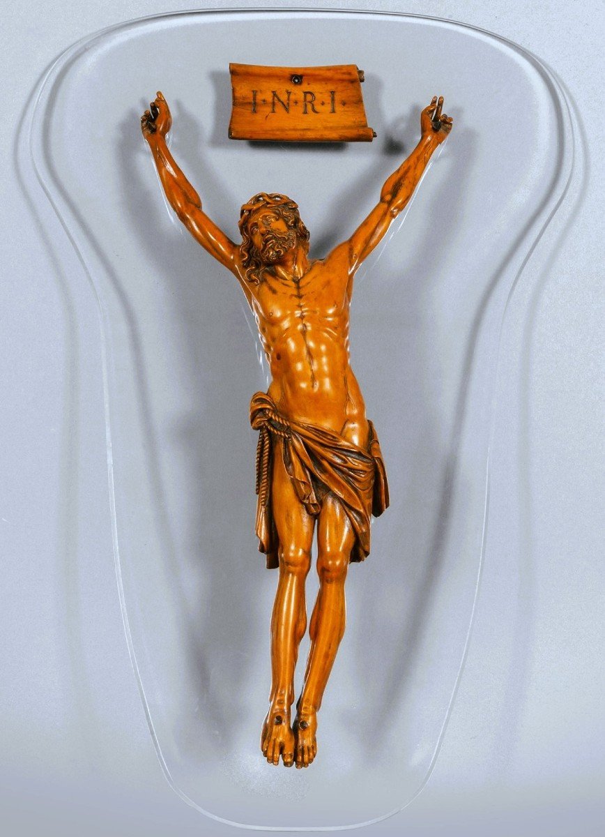 Cristo crocifisso in bosso - Veneto, fine '700