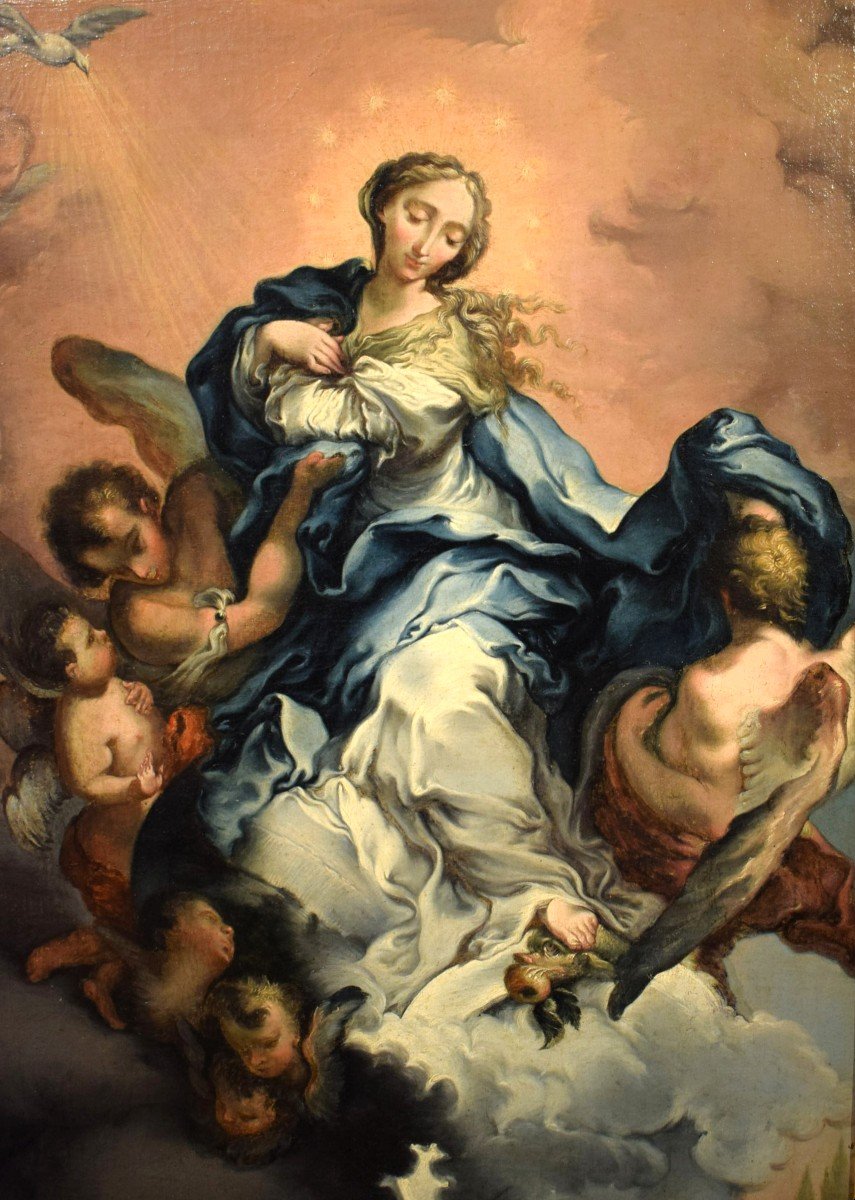 Assunzione della Vergine - Cerchia di Domenico Piola (Genova, 1627 – 1703)-photo-2